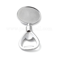 Cabochon-Komponente für Flaschenöffner aus Zinklegierung PALLOY-D312-01P-03