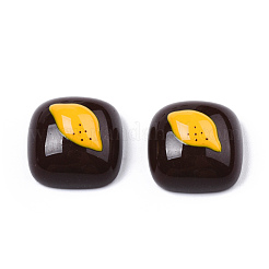 Undurchsichtige Harz-Email-Cabochons CRES-N031-035