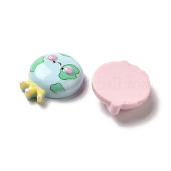 Cartoon Wolke & Regenbogen & Erde & Planet undurchsichtige Harz Decoden Cabochons RESI-R443-03