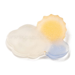 Durchscheinende Harz-Cabochons RESI-H147-01C