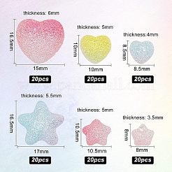 120 Stück PVC-Cabochons im 6-Stil KY-OC0001-09