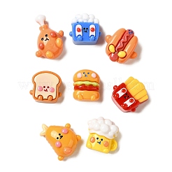 Undurchsichtige Decoden-Cabochons aus Kunstharzimitat für Lebensmittel RESI-H164-07