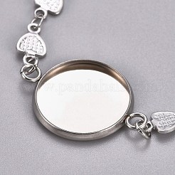 Herstellung von Armbändern aus Edelstahl 304 STAS-WH0014-21P