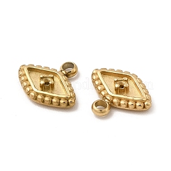 Ionenplattierung (IP) 304 Edelstahl Anhänger Strass-Einstellungen STAS-C070-10G