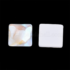 Transparente k9 glascabochons GGLA-S052-8x8-001MI