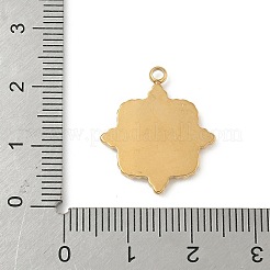 Cabochon-Fassungen für Anhänger aus Edelstahl 304 STAS-L293-08G