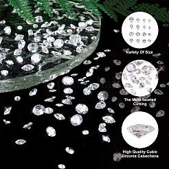 320 Stück 16 Stil Zirkonia Cabochons ZIRC-YS0001-03