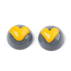 Undurchsichtige Harz-Email-Cabochons CRES-N031-014