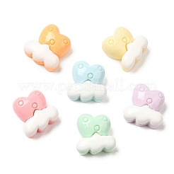 Cartoon-Cabochons aus undurchsichtigem Harz RESI-C039-03B