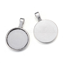 Tibetischer Stil Legierung Anhänger Fassungen TIBEP-Q061-10AS-LF