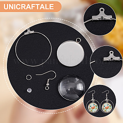 DIY Rohling-Set für Kuppelohrringe DIY-UN0004-80