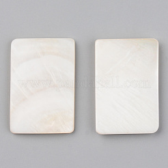 Natürliche Süßwasser Muschel Cabochons SHEL-S276-105B