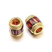 Колонна из латуни с микропаве и кубическим цирконием&nbsp;ZIRC-N017-21G-NR