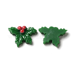 Weihnachtliche Cabochons aus undurchsichtigem Harz RESI-K019-39