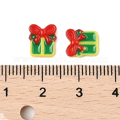 Leuchtende Harz-Cabochons mit Weihnachtsmotiv RESI-U003-02G