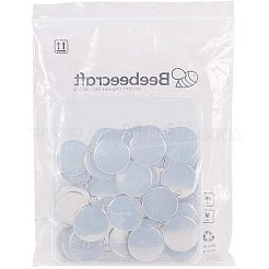 Cabochon-Fassungen für Anhänger aus Edelstahl 304 STAS-NB0001-03P