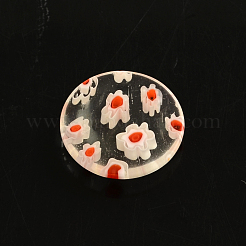 Handgefertigte Millefiori Glas Cabochons LK-R006-07