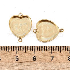 Cabochon-Anschlussfassungen aus Edelstahl 304 STAS-A194-06A-G