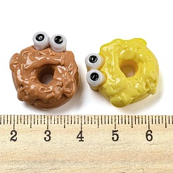 Donut Brot Karotte undurchsichtig Harz Decoden Cabochons RESI-P037-02