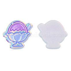 Transparent bedruckte Acryl-Cabochons TACR-N016-27