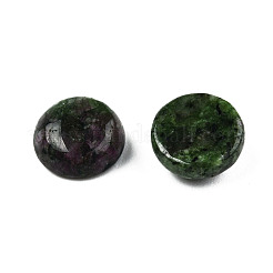 Synthetischer Rubin in Zoisit-Edelstein-Cabochons G-T020-8mm-17