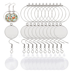 DIY Rohling-Set für Kuppelohrringe DIY-UN0004-80