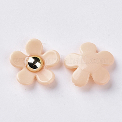 Undurchsichtigen Acryl Cabochons X-SACR-N007-A-01