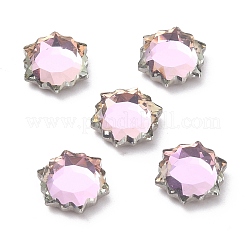 K9 facettierte Glas Strass Cabochons GLAA-H106-H01-M