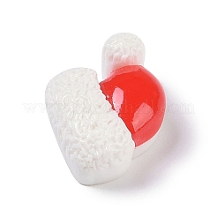 Undurchsichtige Harz-Cabochons mit Weihnachtsmotiv RESI-H162-06I