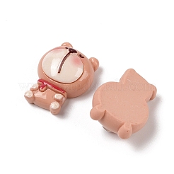 Undurchsichtige Harz Tier Decoden Cabochons RESI-Q230-08A