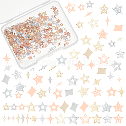 540 Stück Messing-Cabochons im 18-Stil MRMJ-OC0003-28
