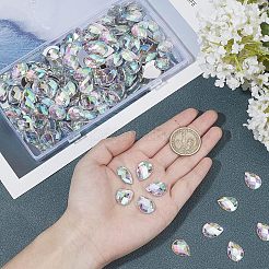 Flache Rückseite Nachahmung Taiwan Acryl Strass cabochons GACR-FG0001-04