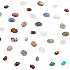 48 Stück 24 Stile natürliche gemischte Edelstein-Cabochons G-PH0002-54