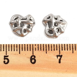 Anlaufgeschützte Cabochons aus Edelstahl 304 STAS-L082-008P