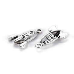Tibetischer Stil Legierung Anhänger Fassungen für Strasssteine TIBE-S323-133AS-RS