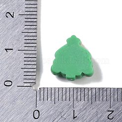 Undurchsichtige Harz-Cabochons mit Weihnachtsmotiv RESI-H162-06O