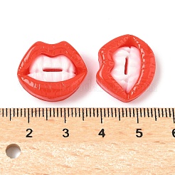 Lustige undurchsichtige Harz-Cabochons CRES-D312-01B