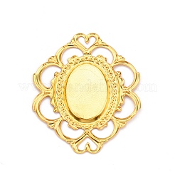 Cabochon-Anschlussfassungen aus Eisenfiligran IFIN-N011-03G