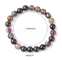 Turmalin Stretch-Armbänder BJEW-C259-8mm-3