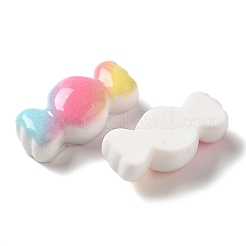 Farbverlauf-Farbe opake Harz Decoden Cabochons CRES-Z006-03