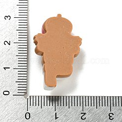 Weihnachts-Deko-Cabochons aus undurchsichtigem Harz RESI-U006-05B
