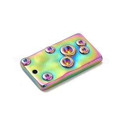 Ionenplattierung (IP) 304 Edelstahl Anhänger Strass-Einstellungen STAS-F282-16MC
