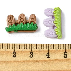 Undurchsichtige Decoden-Cabochons aus Harz RESI-K038-06