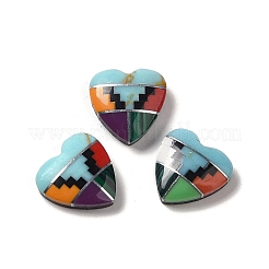 Zusammengesetzte synthetische Türkis- und Malachit- und synthetische gemischte Stein-Cabochons G-B059-07