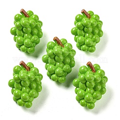 Frucht-Deko-Cabochons aus undurchsichtigem Harz RESI-H156-01-01