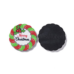 Bedruckte Acryl-Cabochons im weihnachtlichen Stil MACR-O045-01C