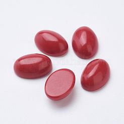 Synthetische Korallen Cabochon G-F501-02-10x14mm