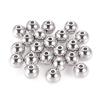 Бусины из нержавеющей стали 201&nbsp;STAS-R033-8mm