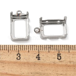 Cabochon-Anhänger aus Edelstahl 304 STAS-C117-04B-P