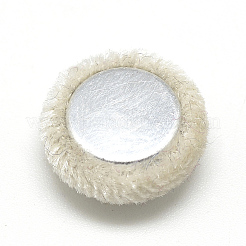 Cabochons aus mit Samtstoff bezogenem Stoff X-WOVE-S084-11H